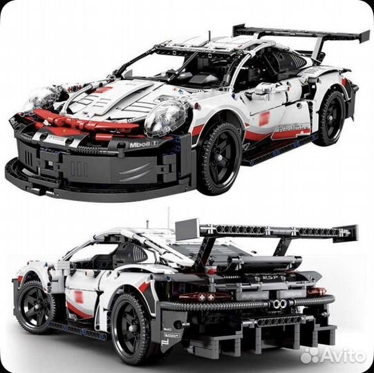 Lego technic porsche 911 gt3 rs 42056 собранная