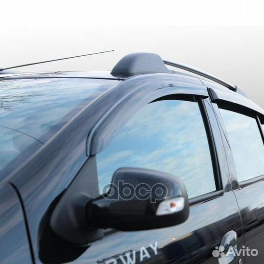 Дефлектор накладной (к-т 4шт) DEF00737 Voron Glass