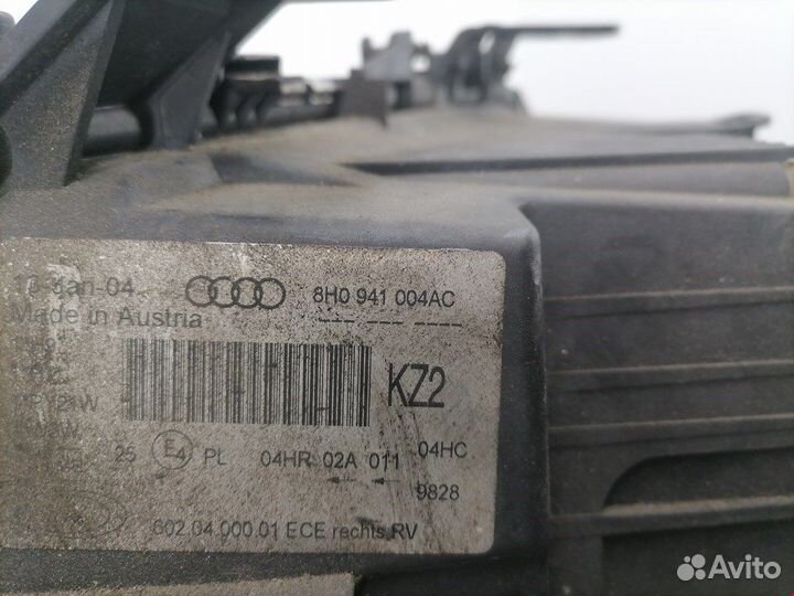 Фара передняя для Audi A4 B6 8H0941004AC