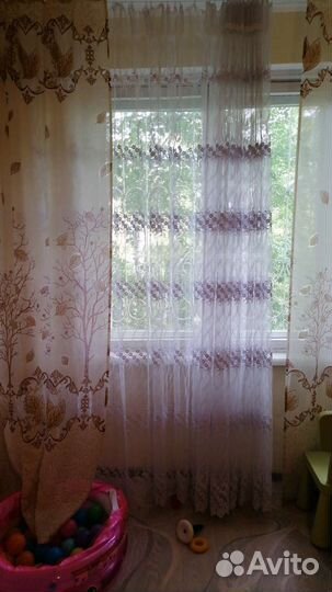 Комплект шторы+тюль