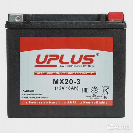 Аккумулятор 18Ah 12v MX20-3