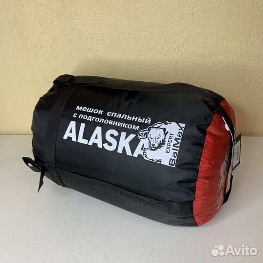Спальный мешок Alaska Expert -15 красный