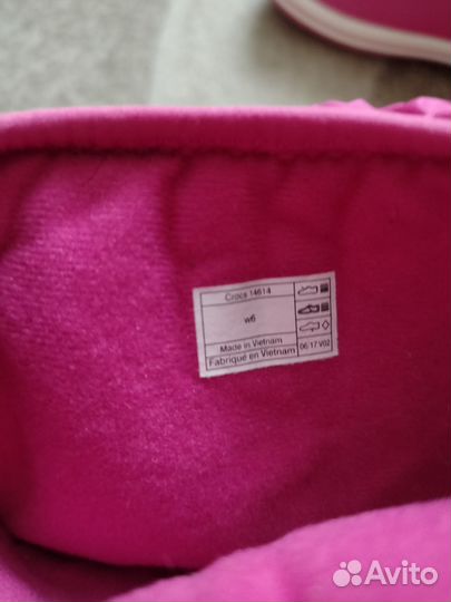 Резиновые сапоги для девочки crocs