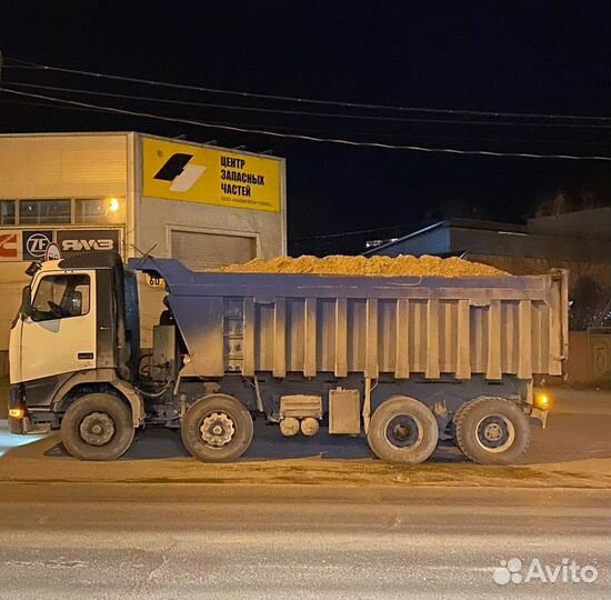 Песок карьерный с доставкой