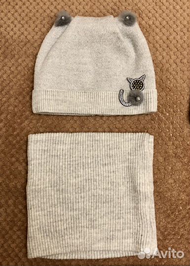 Шапка зимняя для девочки H&M 3 мес.,1,6,2,3 года