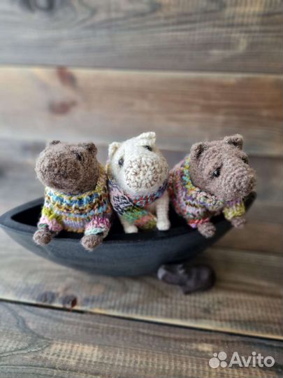 Капибара ручной вязки