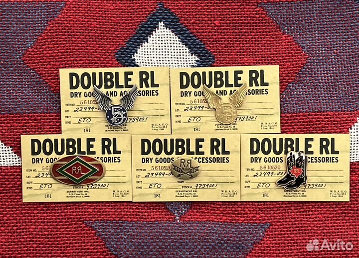 Значки RRL Double Ralph Lauren