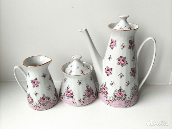 Кофейный сервиз фарфор СССР