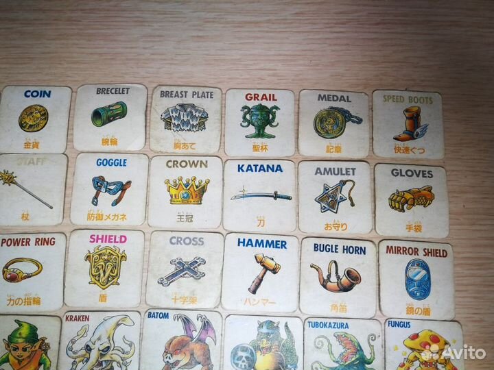 Редкие винтажные карточки Neclos Fortress