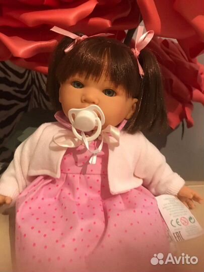 Кукла Испания новая зовёт папу и маму соска