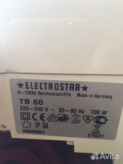 Фен Smartmix Airstar Германия настенный