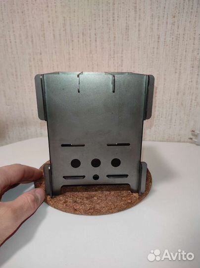 Печь щепочница походная