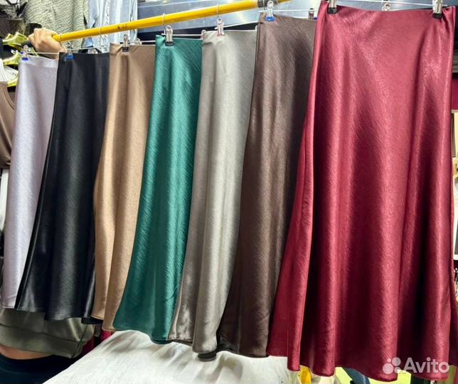 Юбка шелковая