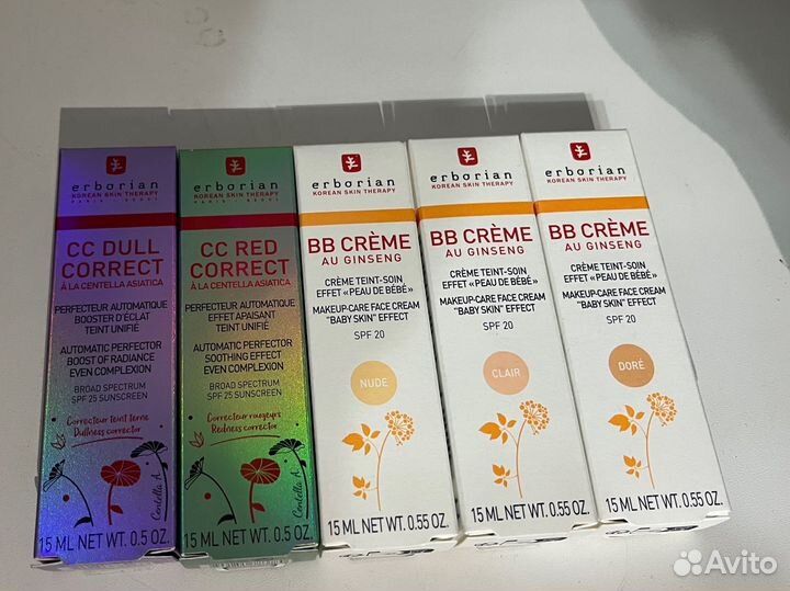 Erborian bb clair nude cc red новые