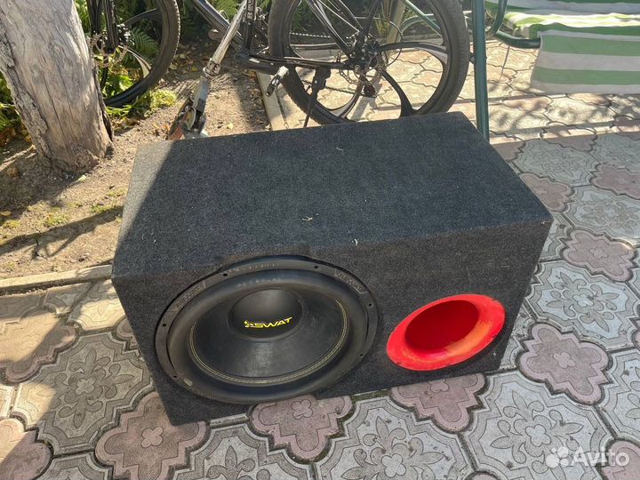 Короб для сабвуфера 15 на трубе