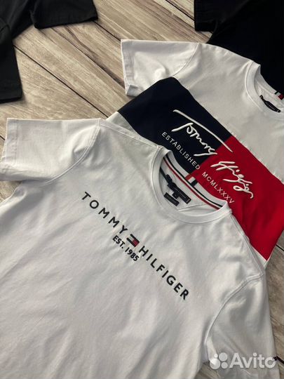 Футболка Tommy Hilfiger хлопок люкс мужская