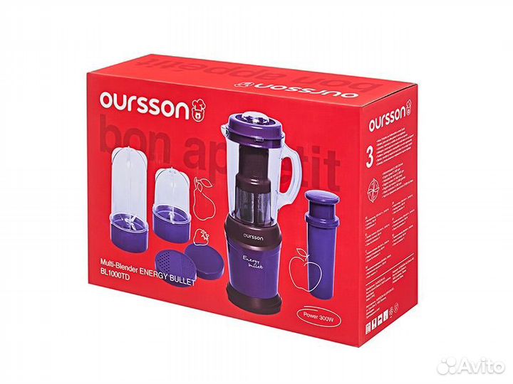 Блендер Energy Bullet BL1000TD/GA