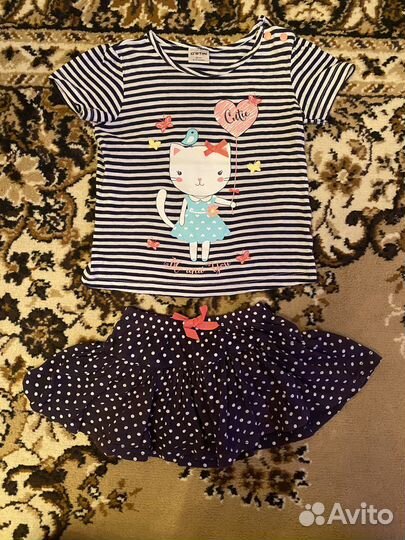 Детские вещи пакетом для девочек 80