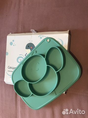 Силиконовая тарелка коврик для малыша