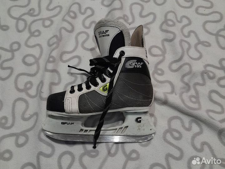 Коньки хоккейные graf 105 super 36 размер