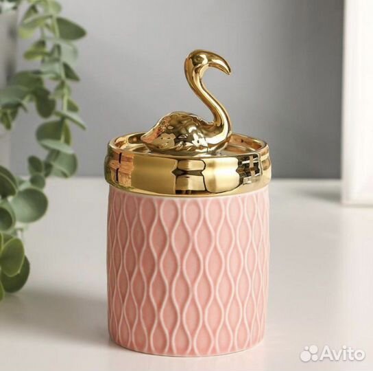 Шкатулка фламинго