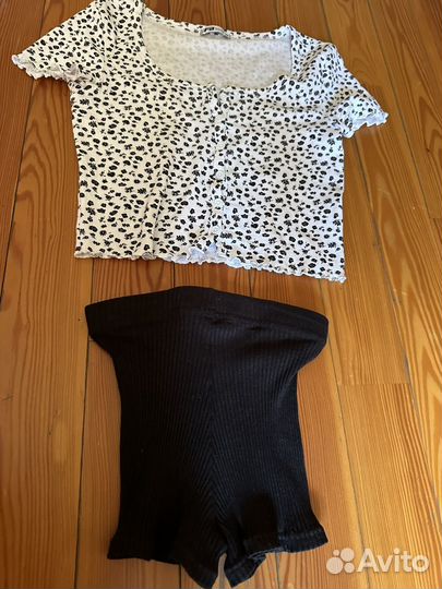 Комплект шорты и футболка женские