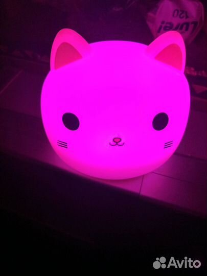 Ночник силиконовый Котик