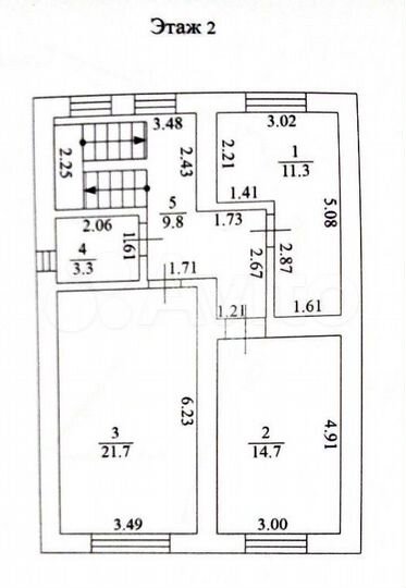 Коттедж 246,3 м² на участке 9 сот.