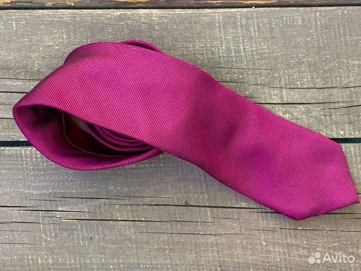 Галстук шелковый Yves Gerard винного цвета