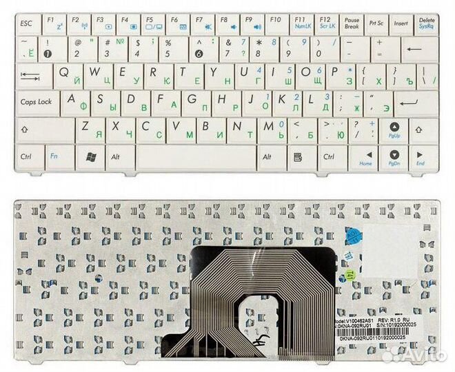 Клавиатура для ноутбука Asus Eee PC 900HA 900SD T9