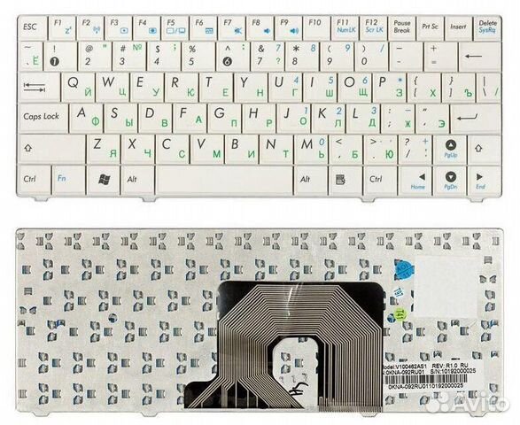 Клавиатура для ноутбука Asus Eee PC 900HA 900SD T9