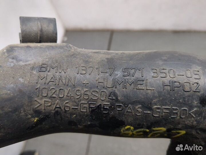 Патрубок интеркулера BMW X5 E70, 2011