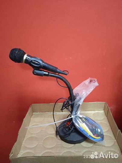 Микрофон panasonic с подставкой