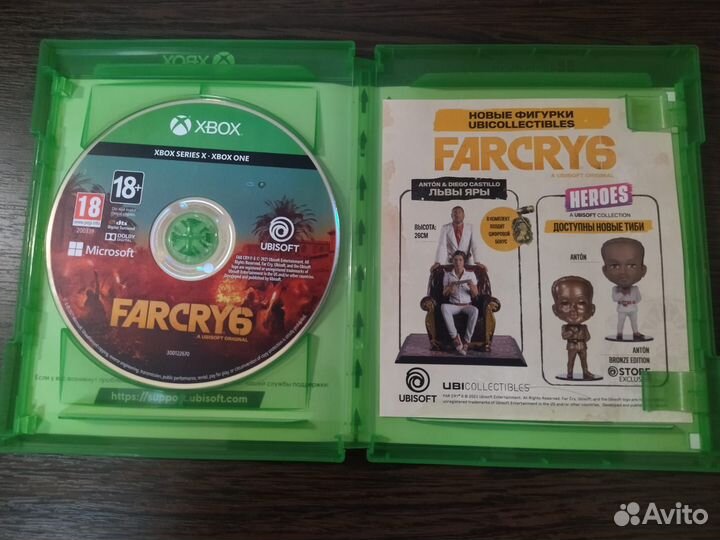 Диск на xbox one far cry 6