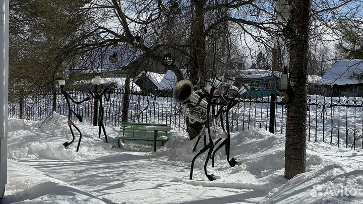 Фигуры садовые из металла. Ковка. Духовой оркестр