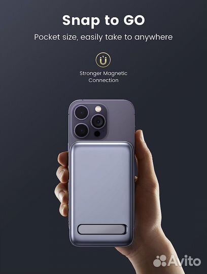 Пауэрбанк беспроводной Ugreen новый