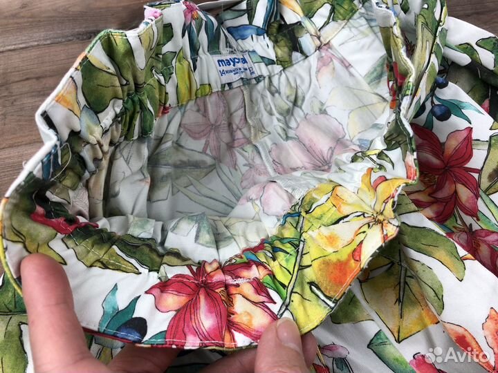 Брюки широкие для девочки яркие Mayoral