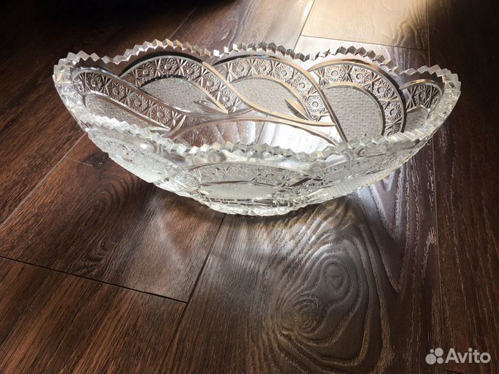 Цена 27 Богемский Хрустальная ваза чаша салатник