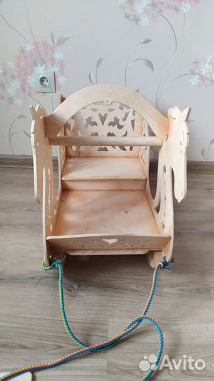 Детские санки для фото