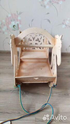 Детские санки для фото