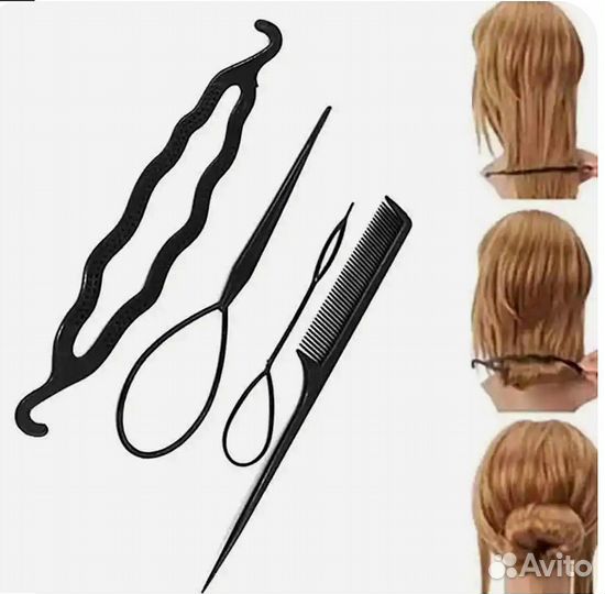Набор заколок с расчёской для создания причёски