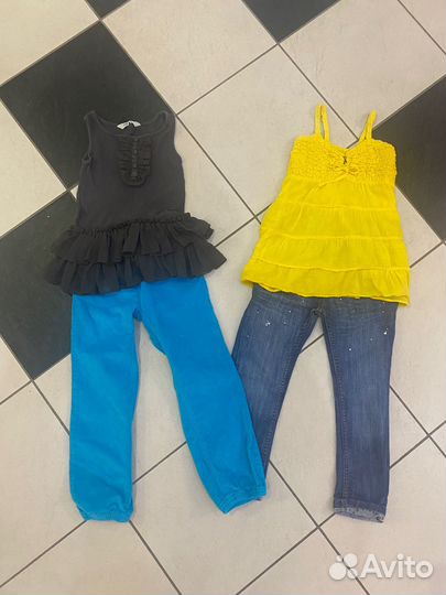 Вещи пакетом 104-110 18 шт