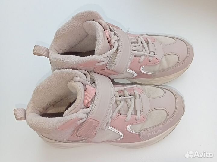 Демисезонные кроссовки на девочку fila размер 35