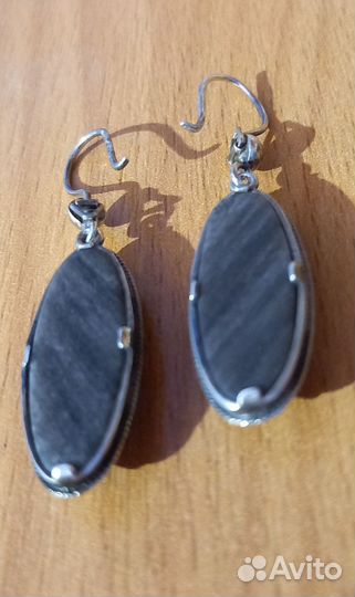 Серьги серебро СССР