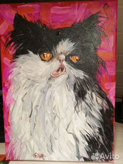 Картина акрилом на холсте