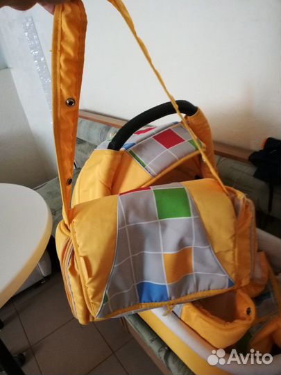 Коляска люлька + прогулочная