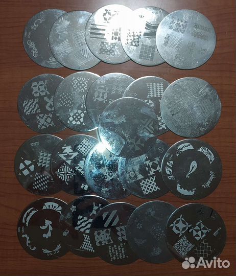 Пластины для стемпинга, наклейки на ногти