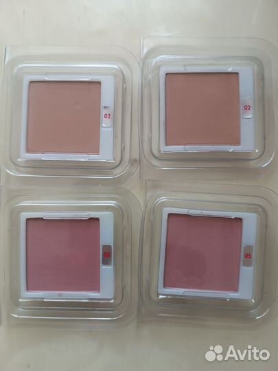 Румяна мерцающие pupa. Тестер