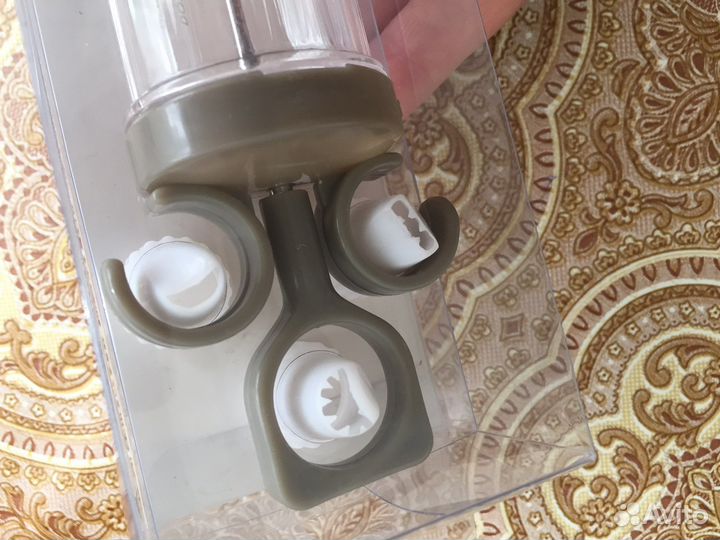 Кондитерский шприц поршневый с насадками