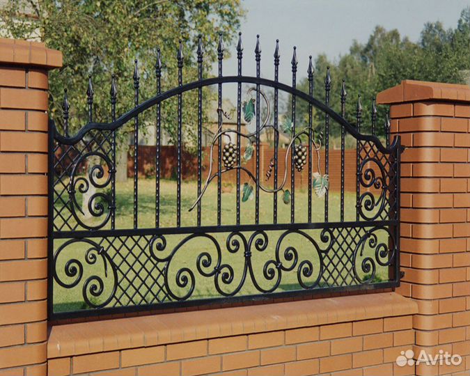 H2Заборы кованные под заказ 1метр/h2 p/p pst